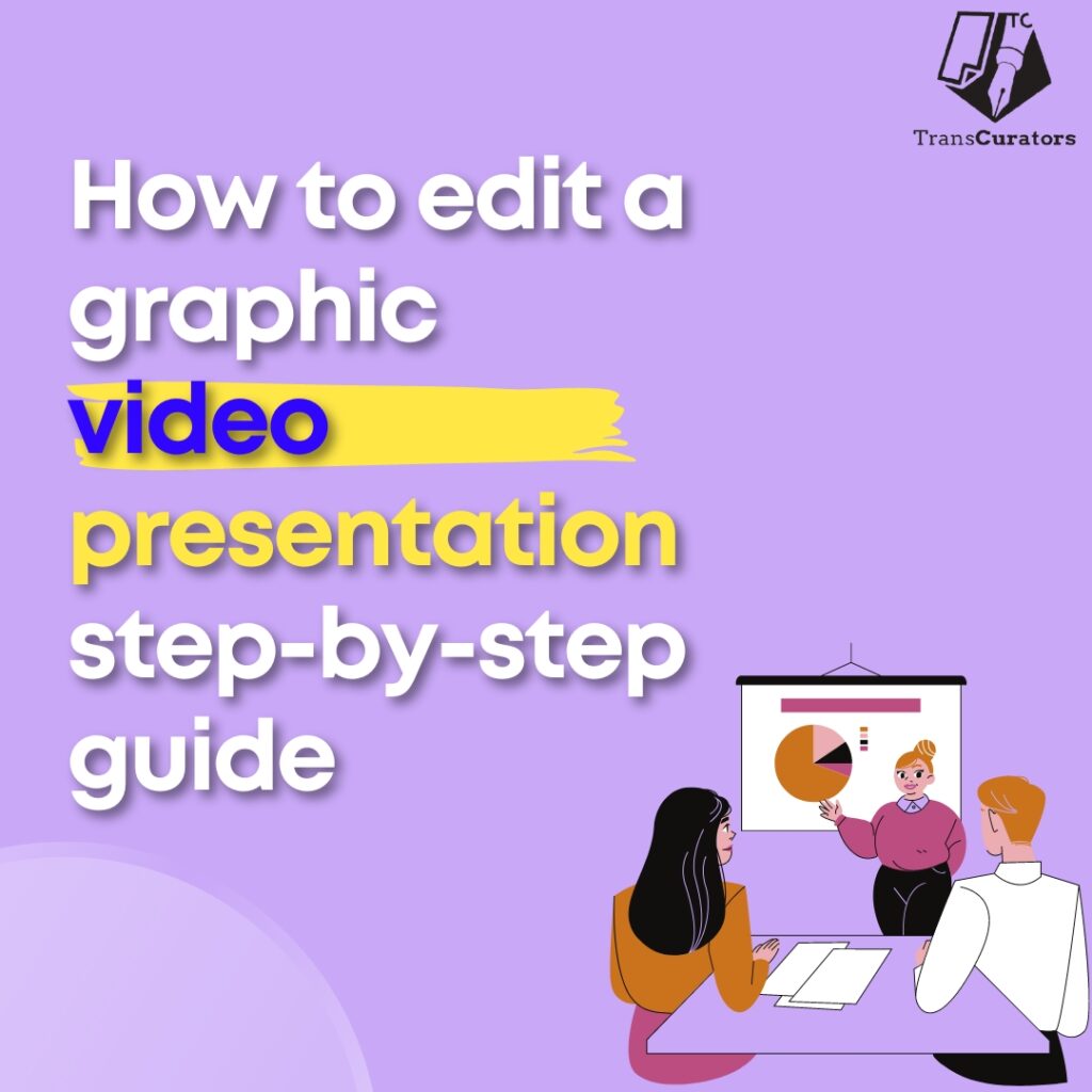 How to edit a graphic video presentation